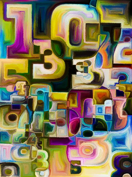 Numbers abstract Background — Stock Photo, Image