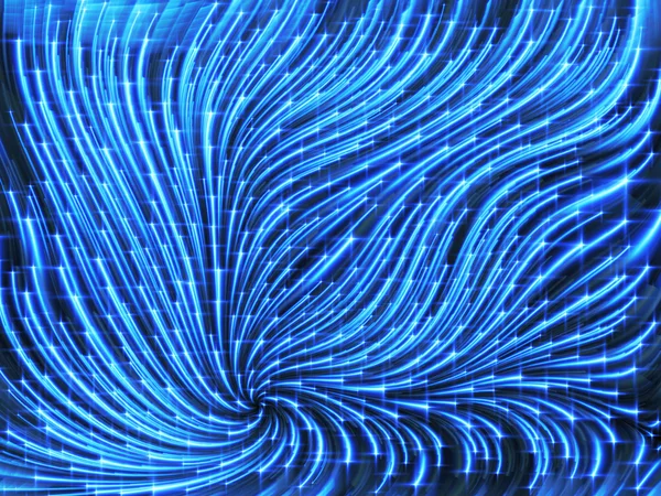 Parçacıklar hareket gelişen — Stok fotoğraf