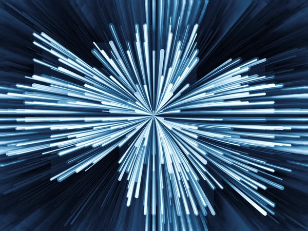 Віртуальний рухомих частинок — стокове фото