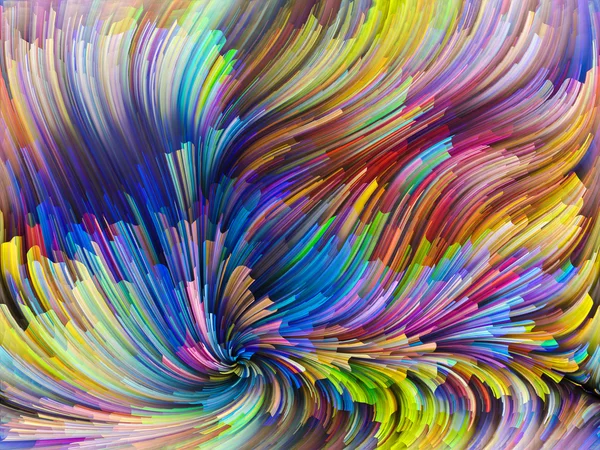 Visualización del movimiento del color — Foto de Stock