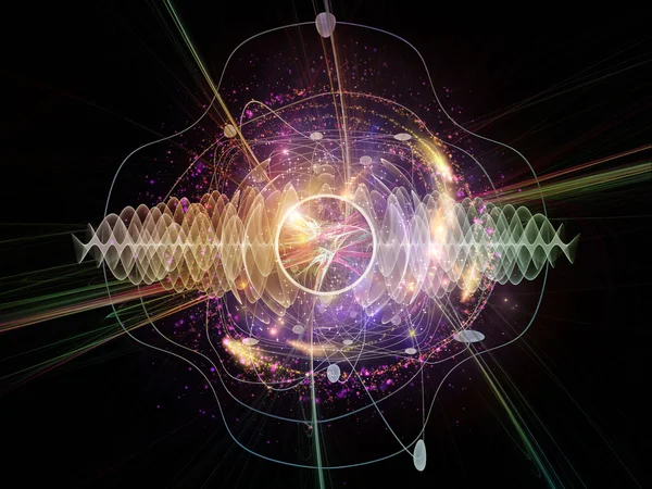 Quickening of Quantum Wave — Stock Photo, Image