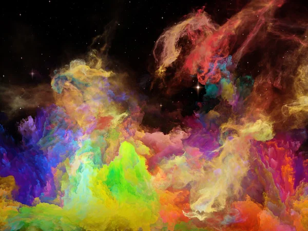 Virtual Space Nebula — Zdjęcie stockowe