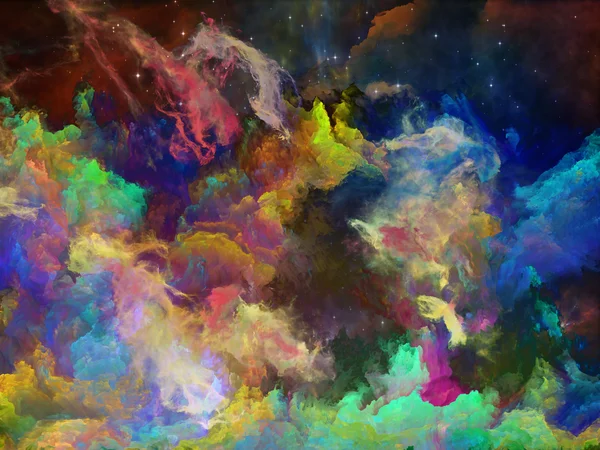 Rejsy do Space Nebula — Zdjęcie stockowe