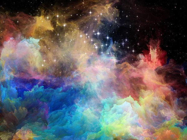 Magic Space nebulosan — Stockfoto
