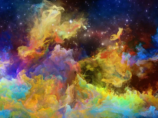 Elementi di nebulosa spaziale — Foto Stock