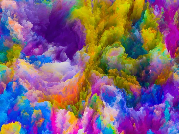 Digital liv av färger — Stockfoto