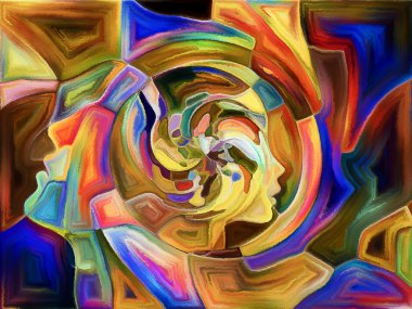 Canlı parçalanma arka plan