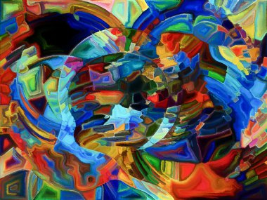 Parçalanma arka plan