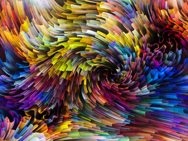 Visualización del movimiento del color — Foto de Stock