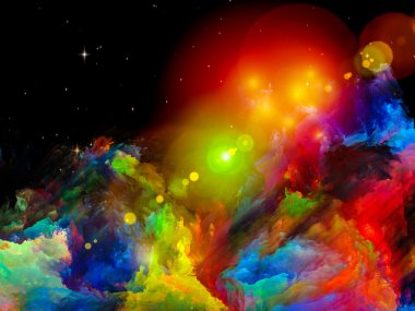 Boyalı Dünya ışıkları