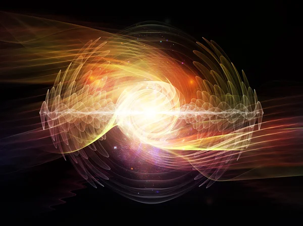 Dalga Parçacığı arka planı — Stok fotoğraf