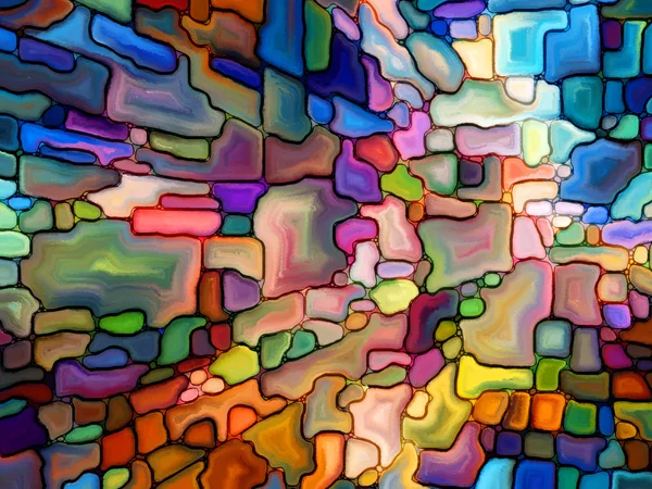 Energia sticlei colorate — Fotografie, imagine de stoc