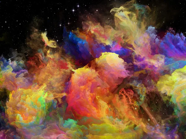 Jogo da Nebulosa Espacial — Fotografia de Stock