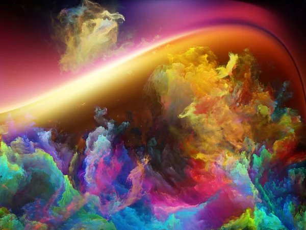 Gra Space Nebula — Zdjęcie stockowe