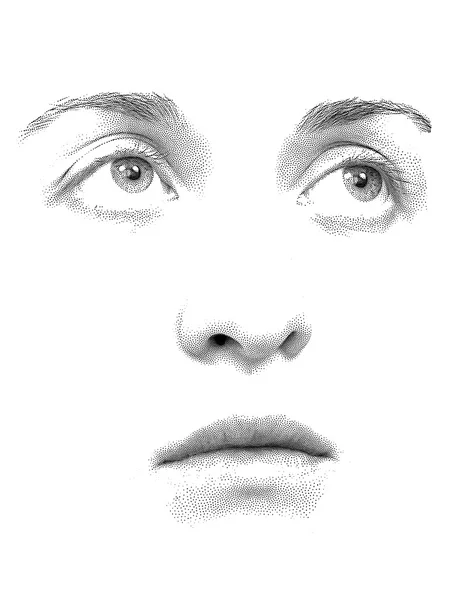 Genç bir kadının yüzü — Stok fotoğraf