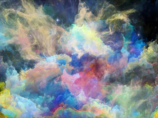 Nebulosa espacial accidental — Foto de Stock