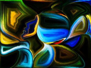 Ruh vizyon arka plan