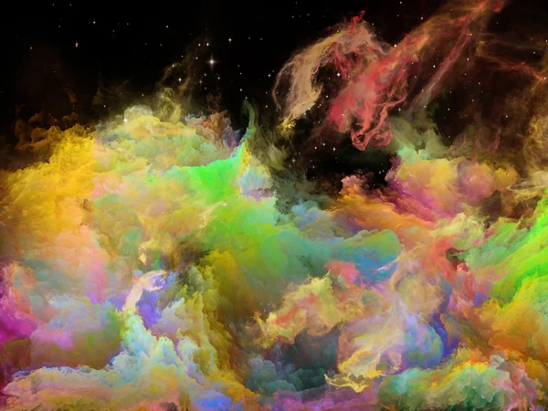宇宙の星雲の輝き — ストック写真