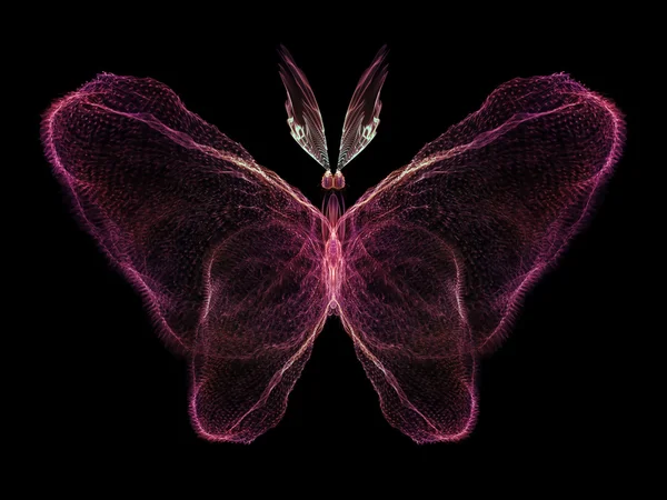 Conceptual Butterfly background — Stockfoto