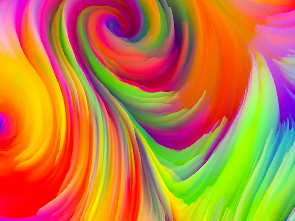 Řada Color Storm Vykreslování Barevných Vln Virtuální Barvy Které Slouží — Stock fotografie