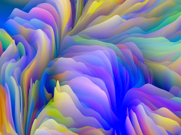Tela Sines Serie Dimensional Wave Diseño Fondo Textura Color Giratorio —  Fotos de Stock