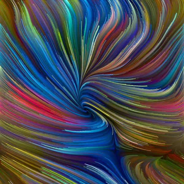 Série Color Swirl Design Feito Movimento Colorido Fibras Espectrais Para — Fotografia de Stock