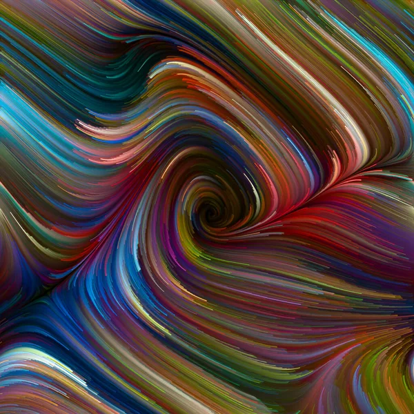 Serie Remolinos Color Fondo Visualmente Atractivo Hecho Movimiento Colorido Fibras — Foto de Stock