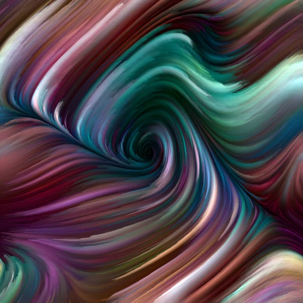 Color Swirl Serien Visuellt Attraktiv Bakgrund Gjord Färgglada Rörelse Spektrala — Stockfoto