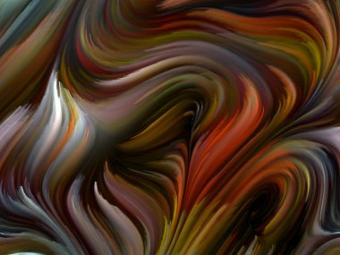 Renkli girdap serisi. Yaşam, yaratıcılık ve sanat teması üzerine spektral liflerin renkli hareketlerinden oluşan soyut bir arkaplan