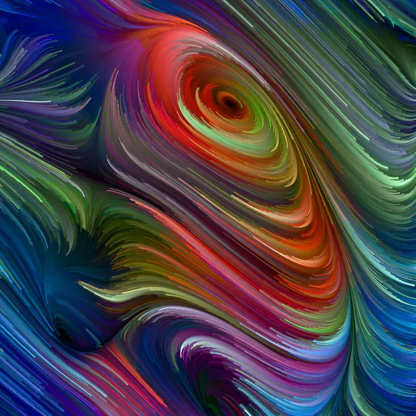 Color Swirl Series Composition Colorful Motion Spectral Fibers Projects Life — Stock Photo, Image