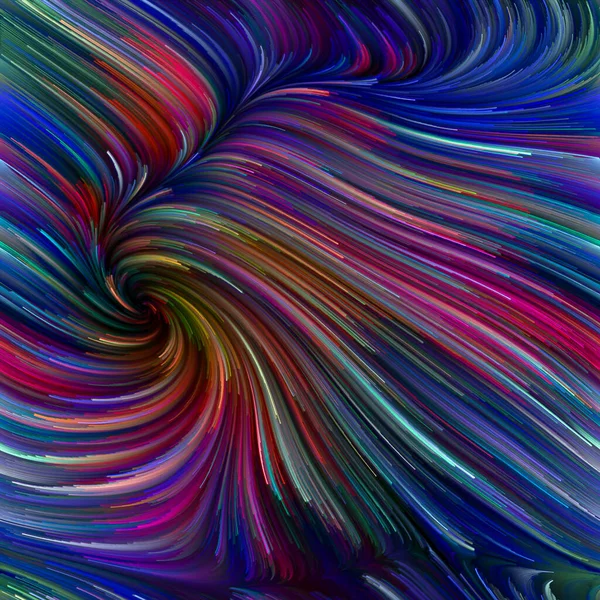 Kleur Swirl Serie Ontwerp Samengesteld Uit Kleurrijke Beweging Van Spectrale — Stockfoto