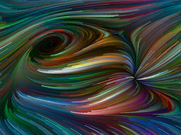 Colore Serie Turbinio Sfondo Artistico Realizzato Movimento Colorato Fibre Spettrali — Foto Stock