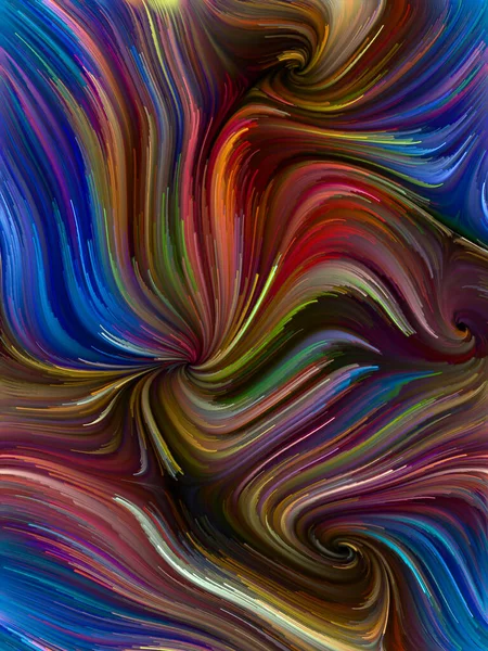 Серія Кольорових Вихорів Художній Фон Барвистого Руху Спектральних Волокон Проектів — стокове фото