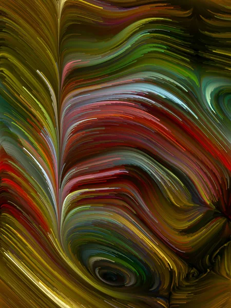 Seria Color Swirl Tło Barwnego Ruchu Włókien Spektralnych Projektach Dotyczących — Zdjęcie stockowe
