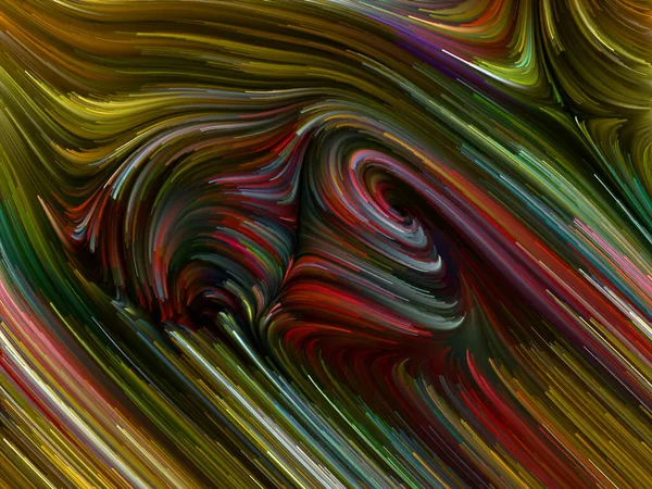 Color Swirl Serie Hintergrundkomposition Bunter Bewegung Spektraler Fasern Zum Thema — Stockfoto