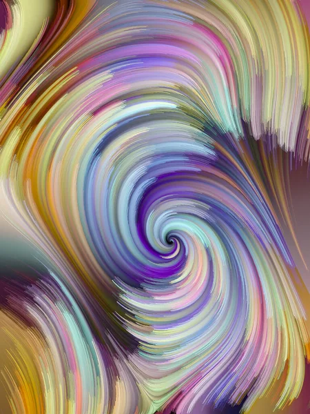 Serie Paint Swirl Diseño Abstracto Hecho Movimiento Detallado Fibras Pintura —  Fotos de Stock