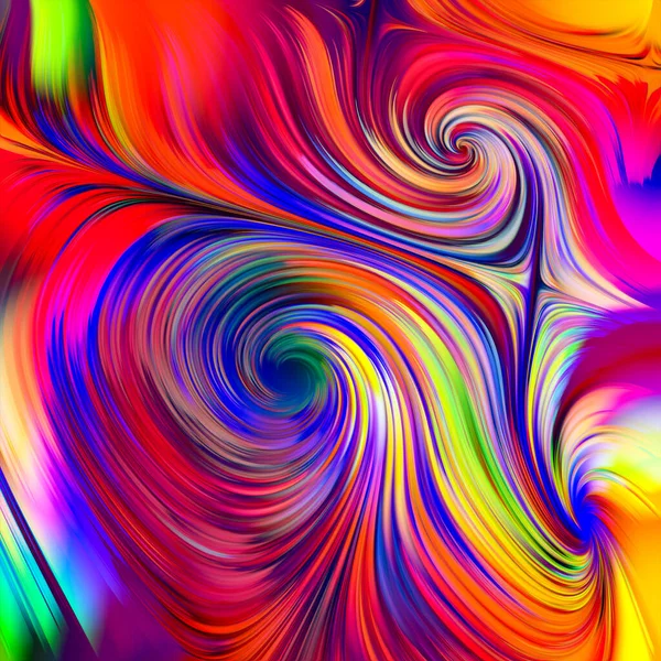 Серия Paint Swirl Фоновый Дизайн Детального Движения Волокон Краски Цифровом — стоковое фото