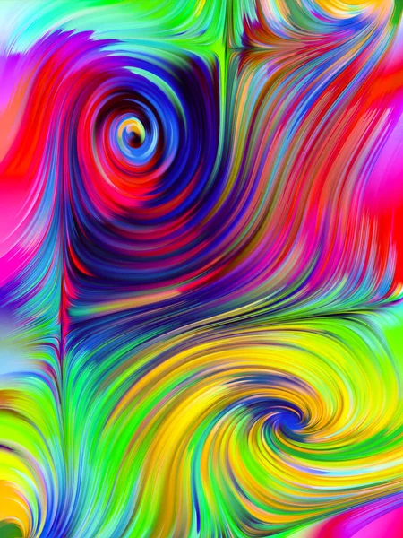 Paint Swirl Series Background Design Detailed Motion Paint Fibers Digital — Stock Photo, Image