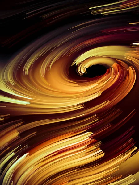 ペイント 渦巻きシリーズ デザイン 創造性 芸術をテーマとしたデジタルキャンバス上の塗料繊維の詳細な動きの背景デザイン — ストック写真
