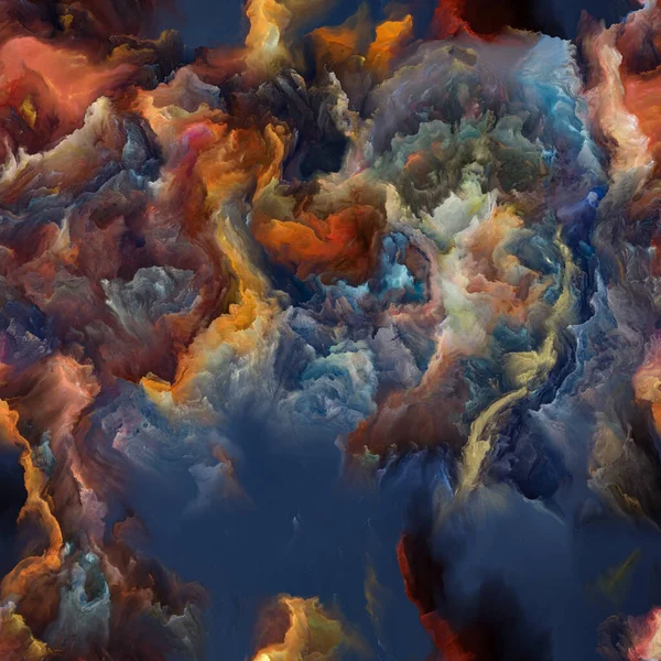 Textura Tinta Orgânica Relevo Semelhante Atmosfera Turbulenta Planeta Alienígena — Fotografia de Stock