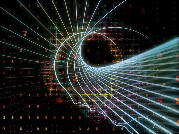 Поява Серії Розум Основи Силуетів Людської Голови Числових Сіток Тему — стокове фото