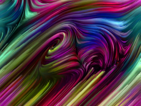 カラー ウォールシリーズ 創造性 芸術をテーマにしたスペクトル繊維のカラフルな動きの背景組成 — ストック写真