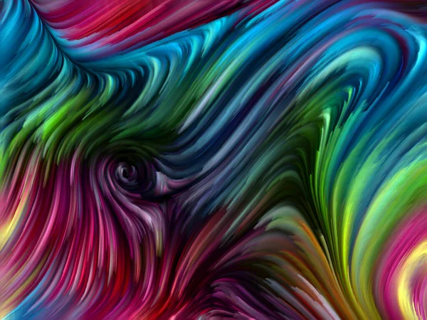 Culoare Swirl Serie Compoziția Fundal Mișcării Colorate Fibrelor Spectrale Tema — Fotografie, imagine de stoc