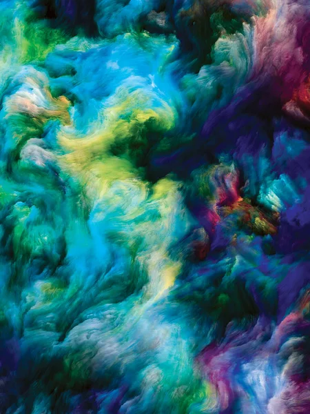 カラー ウォールシリーズ 創造性 芸術に関連するキャンバス上の液体塗料のカラフルな動きの背景デザイン — ストック写真