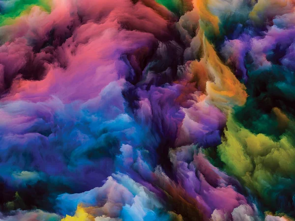 カラー ウォールシリーズ 創造性 芸術プロジェクトのためのキャンバス上の液体塗料のカラフルな動きの背景 — ストック写真