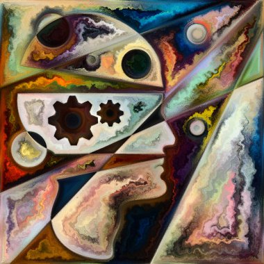 Benlik Biçimleri. Colors In Us serisi. Yaşam, drama, şiir ve algı projeleri için insan siluetleri, sanat dokuları ve renklerinden oluşan arkaplan etkileşimi