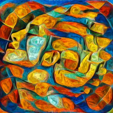 İnsan serisi olmak. Self 'e doğru. İç benlik psikolojisi, sanatsal zihin, zihinsel parçalanma ve yaratıcılık üzerine biçimlendirilmiş kadın portresi.