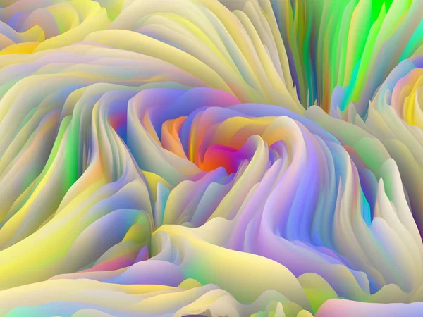 Geometría Del Azar Serie Dimensional Wave Arreglo Creativo Textura Color —  Fotos de Stock