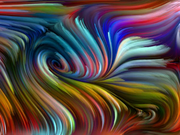 Kleur Swirl Serie Artistieke Achtergrond Gemaakt Van Kleurrijke Beweging Van — Stockfoto