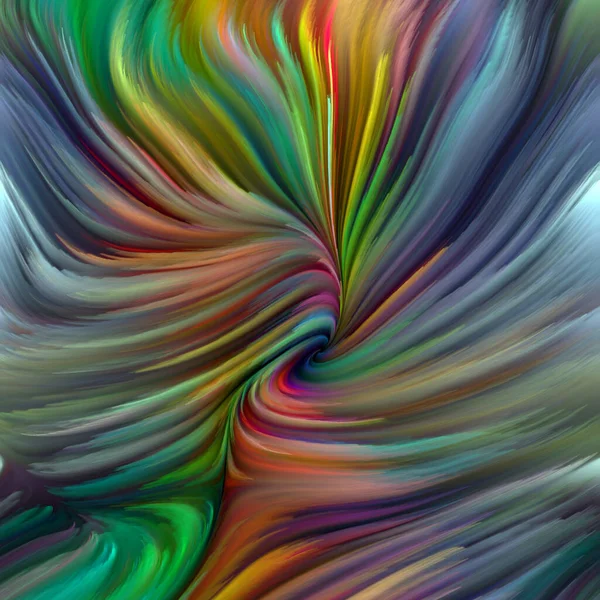 Série Color Swirl Design Feito Movimento Colorido Fibras Espectrais Para — Fotografia de Stock